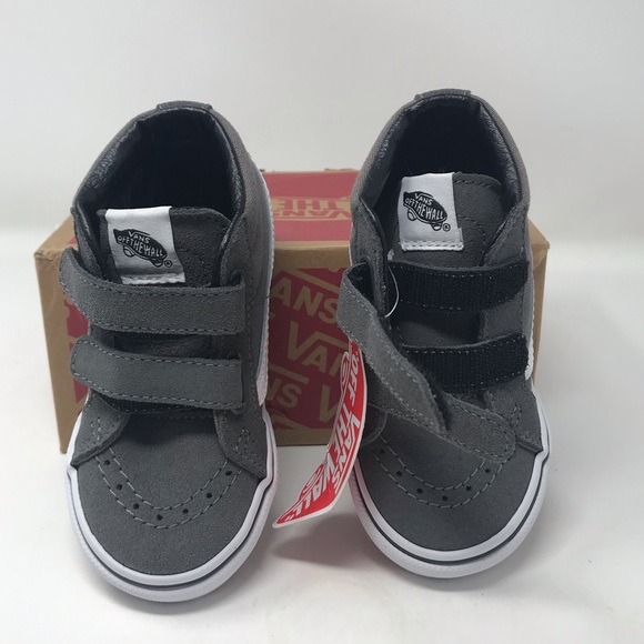 VANS SK8-Mid Reissue V Canvas&Suede Charcoal Kid’s - Picture 4 of 8